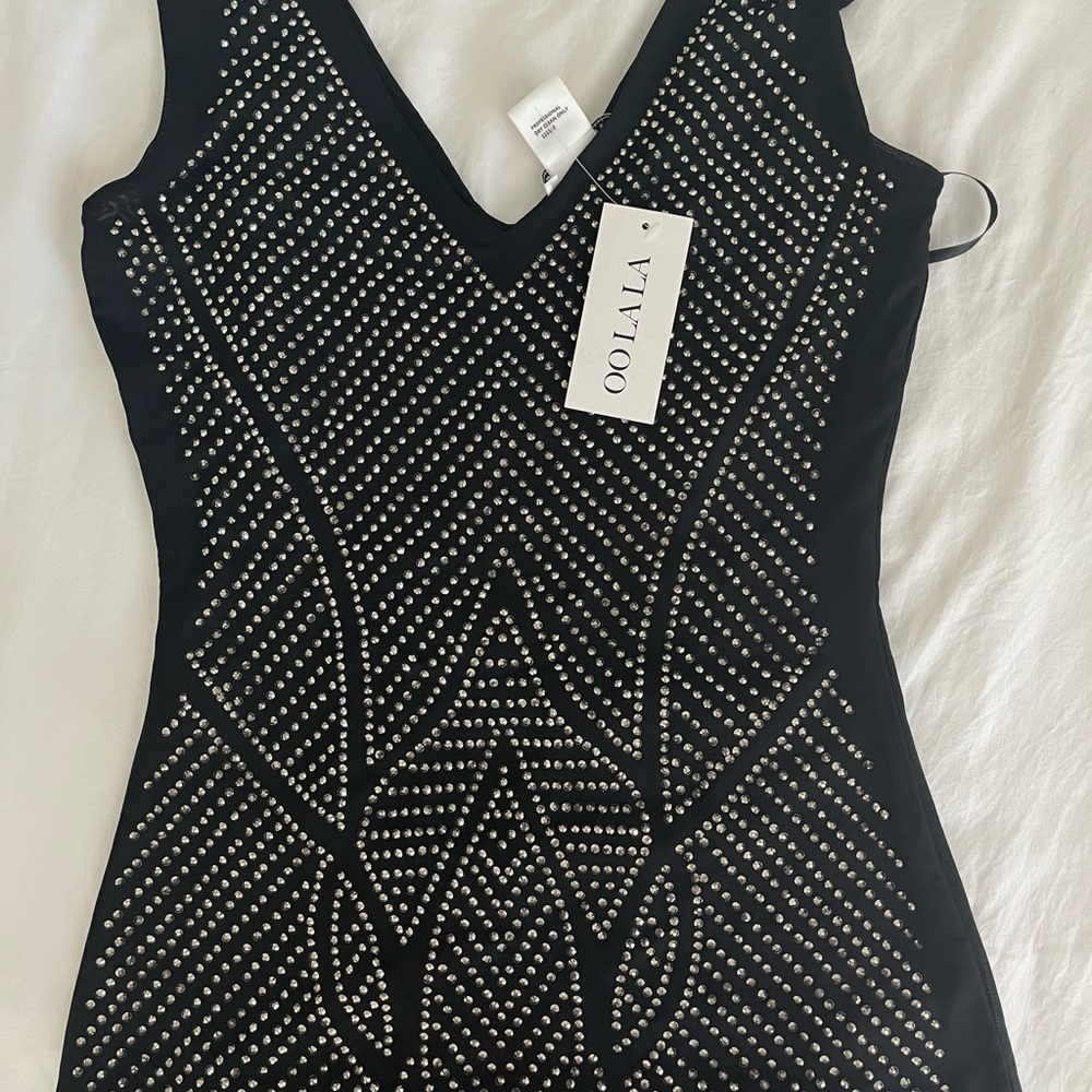 Black top with Silver Studs from a boutique